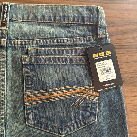 CODY JAMES MEN'S FR SLIM Boot WORK JEANS C2 - Picture 6 of 11